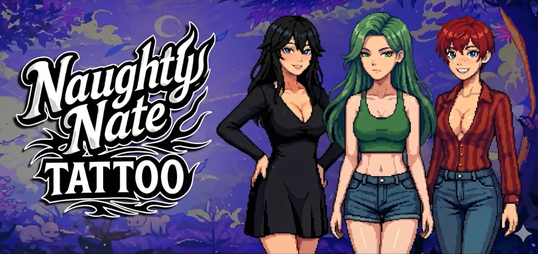 【日系RPG像素/官中/多结局/PC】调皮的内特：纹身 Naughty Nate : Tattoo 官方中文版【476M】